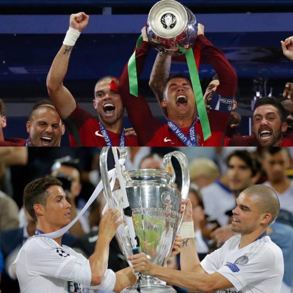 Ronaldo-und-Pepe-Pokale